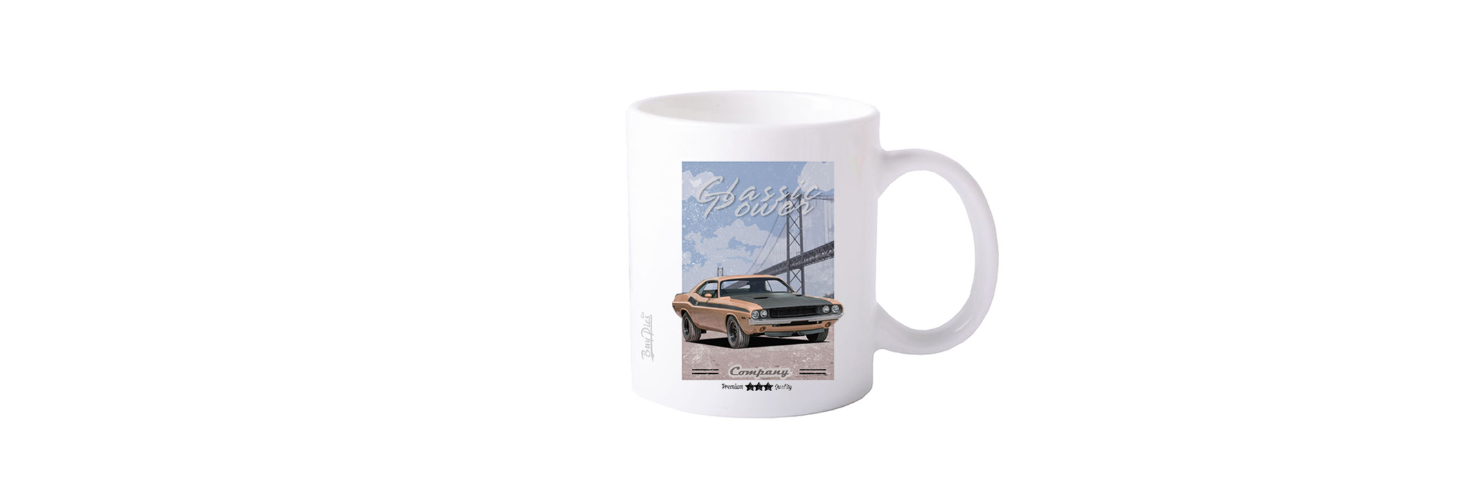 Keramiktasse Motive US-Cars (Chall & Char)